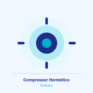 Compressor Hermético 1HP 220V Embraco