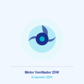 Motor Ventilador Evaporador 25W 220V